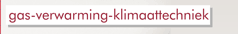 gas - verwarming - klimaatechniek